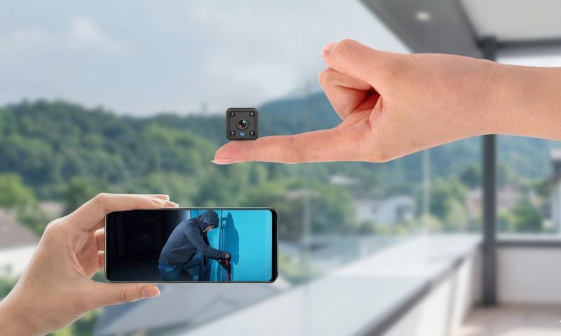 Camera giấu kín siêu nhỏ kết nối điện thoại