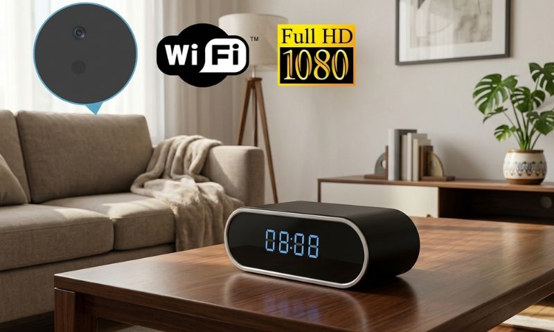Camera đồng hồ led có thể quay được cả ban đêm
