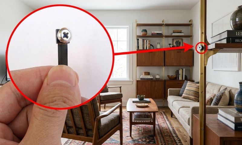 camera siêu nhỏ giấu kín ngụy trang ốc vít
