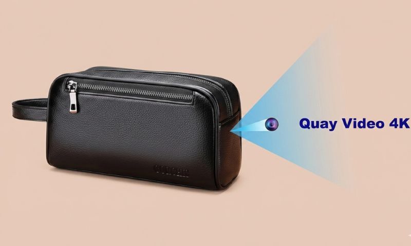 Camera siêu nhỏ giấu kín ở túi đeo có bề ngoài giống túi thật