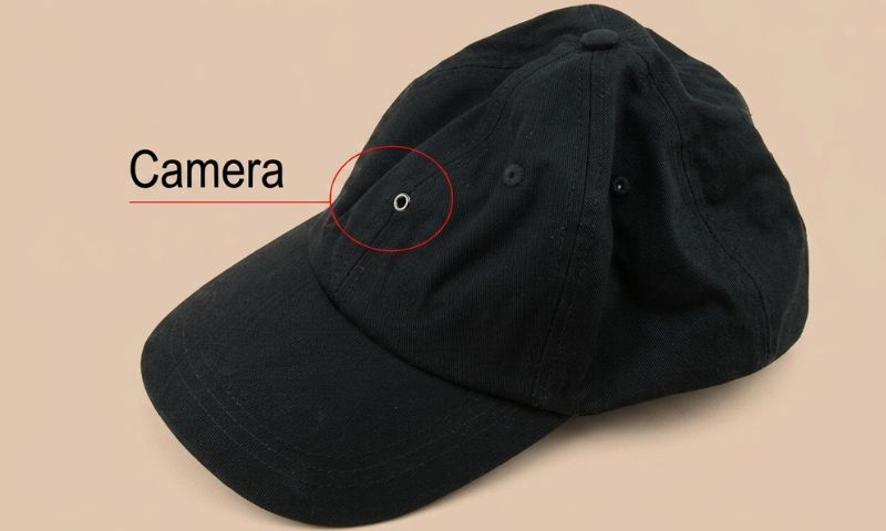 Camera siêu nhỏ ngụy trang mũ lưỡi trai có bề ngoài y như mũ thật